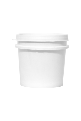 White 1Kg  Plain Paint Bucket