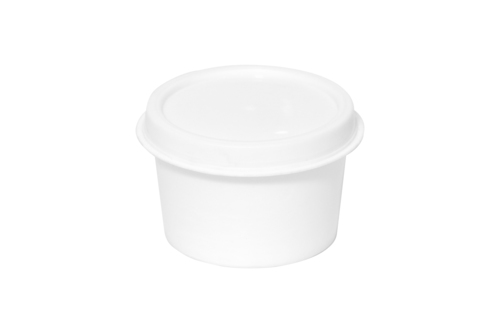 White 200 Ml Plain Paint Bucket