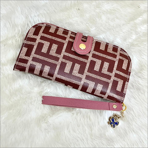 Available In Different Color Ladies Printed Wallet