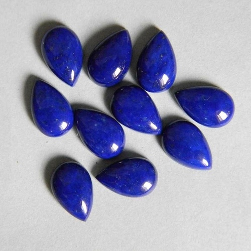 4x6mm Lapis Lazuli Pear Cabochon Loose Gemstones