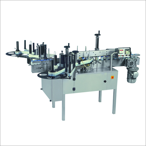 Automatic Two Side Flat Bottle Sticker Labeling Machine By WORLD STAR ENGG.