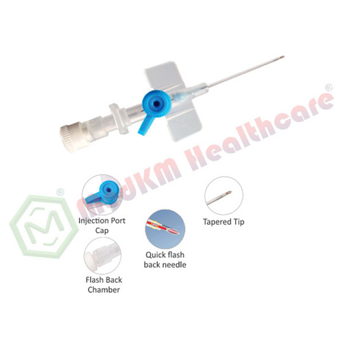 Iv Cannula/catheter With Wings And Injection Port