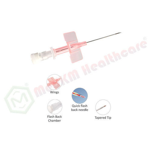 Iv Cannula/catheter With Wings And Without Injection Port