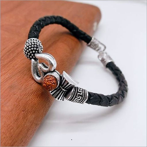 Fashion Silvar Black Bracelet