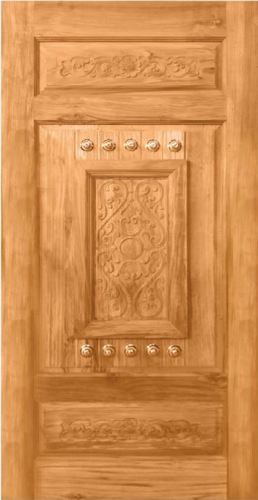 Burma Border Teak Main Door - 32mm 38mm 45mm | Natural Finish Durable Elegant Intricate Design Weatherproof Customizable