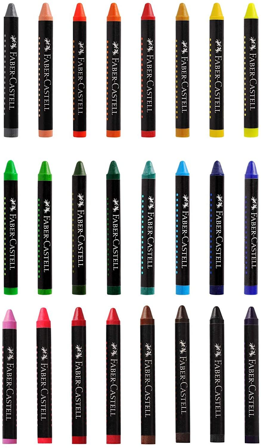 Faber-Castell Wax Crayons - 24 Shades