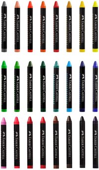 Faber-Castell Wax Crayons - 24 Shades