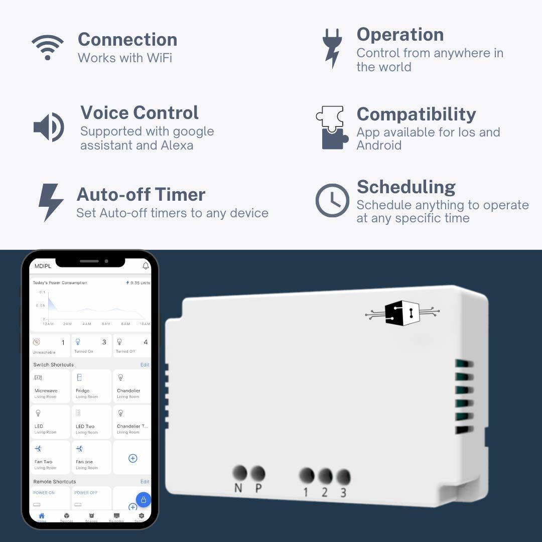 Blaze 3 Smart Switch Controller to Convert 3 Switches to Smart Switches