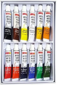 Camel Artist 5ml Water Color Set - 12 Shades (Multicolor)