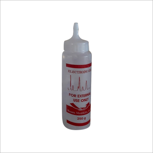 250 g ECG Electrode Gel - Hydrogel Interface, Transparent Color | Quality Tested for Hospital and Clinical Use, 24 Months Shelf Life