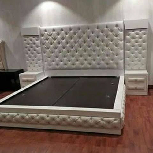 Stylish Wooden Double Bed
