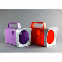 Plastic Torch Body - Plastic, Rectangular, Varied Dimensions, Orange | Durable Design, Versatile Use, Lightweight, Integrated Handle, Bright Colors, Easy Assembly, Customizable