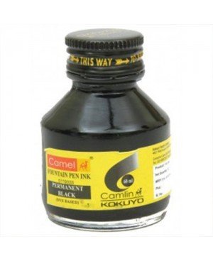 Camlin Fountain Pen Ink Dye Based - 60ml By COMMERCE INDIA