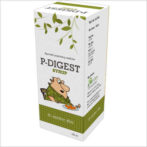 Ayurvedic Digestive Tonic - P-Digest Syrup Health Supplements