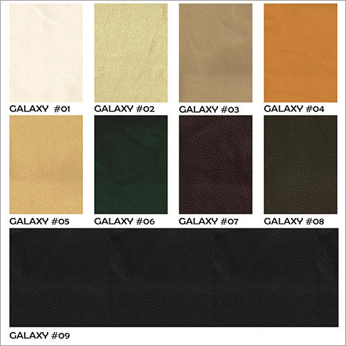 Available In Different Color Pure Leather Galaxy Fabric