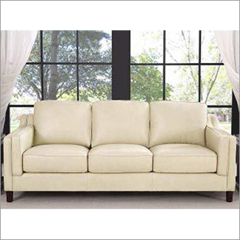 White Leather Neptune Fabric