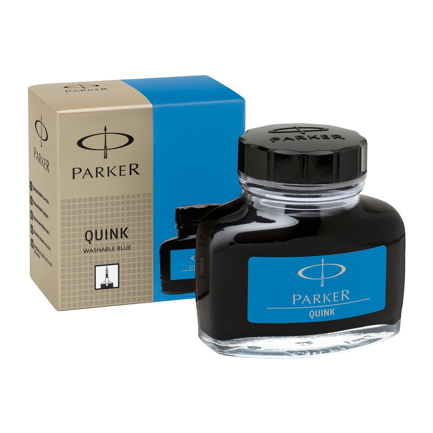 Parker Quink Ink Bottle, Blue