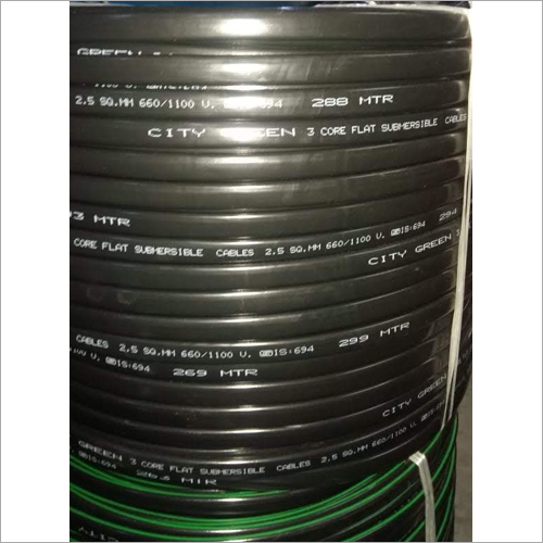 269 Mtr 3 Core Flat Submersible Cable Application: Construction