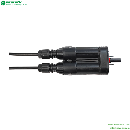 NSPV 4FBCF02-15 PV 2 to 1 Branch Connector Inline Fuse1500vdc For Solar System Protection