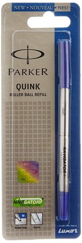 Parker Quink Roller Ball Pen Refill, Blue By COMMERCE INDIA