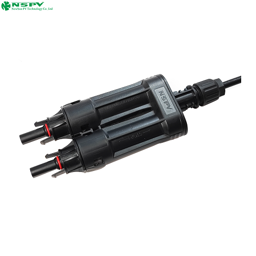Pv 4Fbfc00-15 1500Vdc 60A Tuv Certified Solar Branch Fuse Connectors For Solar Energy System Protection - Color: Black