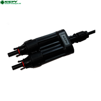 Pv 4fbfc00-15 1500vdc 60a Tuv Certified Solar Branch Fuse Connectors For Solar Energy System Protection - Color: Black
