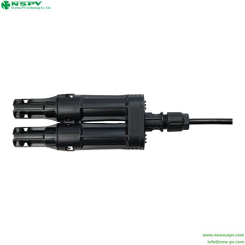 Solar Fuse Connectors IP68 Waterproof TUV Certified Solar Inline Fuse Branch Connectors 1500VDC