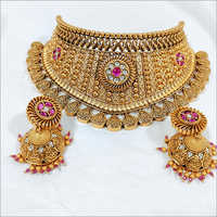 Ladies Choker Necklace Set - New, Available In Multiple Sizes | Perfect For Parties, Weddings, And Other Special Occasions
