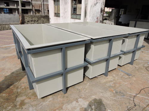 Rectangular Pickling Tank - Stainless Steel, 40 KL Capacity, White Color | Durable, Leak Proof, Corrosion Resistant, Easy Maintenance, Lightweight