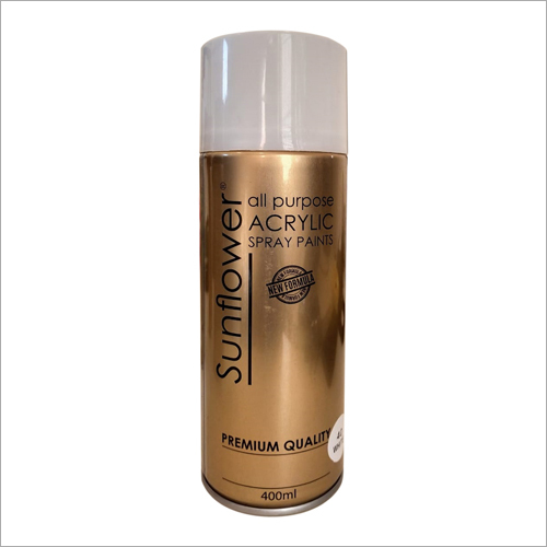 400ml White Sunflower Acrylic Spray