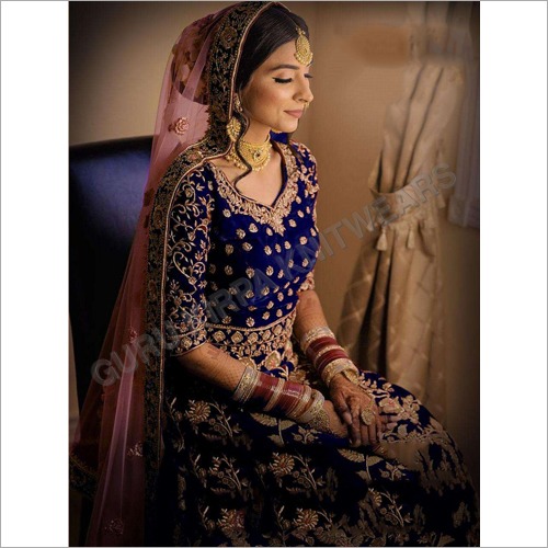 Ladies Velvet Lehenga