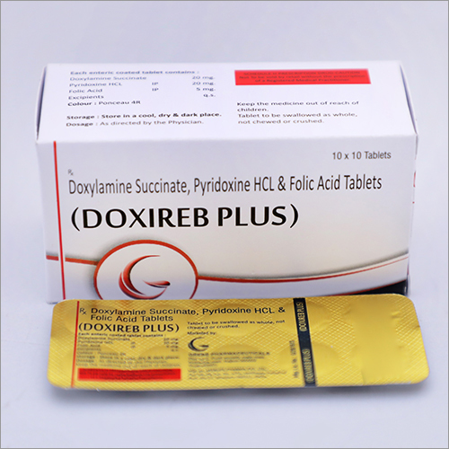 Doxylamine Succinate Pyridoxine HCL Folic Acid Tablets