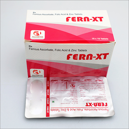 Ferrous Ascorbate, Folic Acid Zinc Tablets