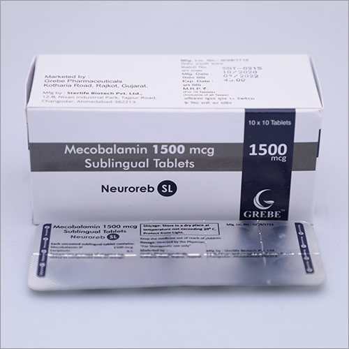 1500 MCG Mecobalamin Sublingual Tablets