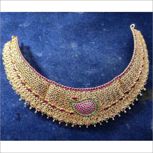 Pure Gold Ladies Choker Necklace
