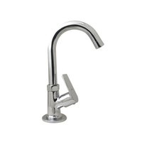 Brass Sink Cock With Swing Able Spout (sink Mounted)