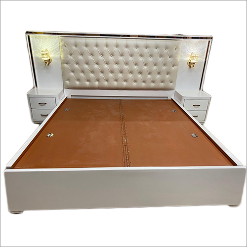 Double Wooden Bed