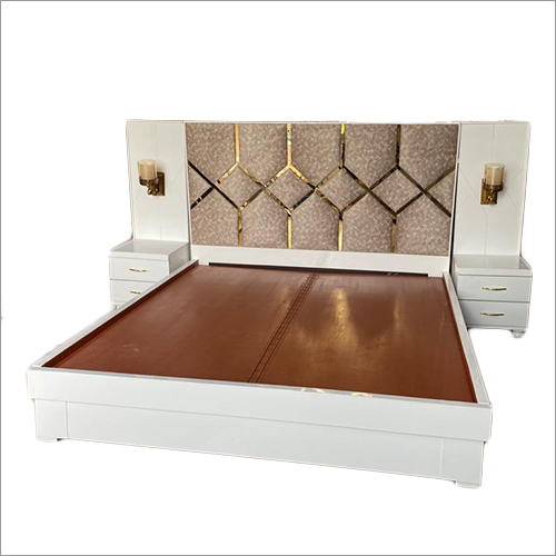 Modern Double Wooden Bed