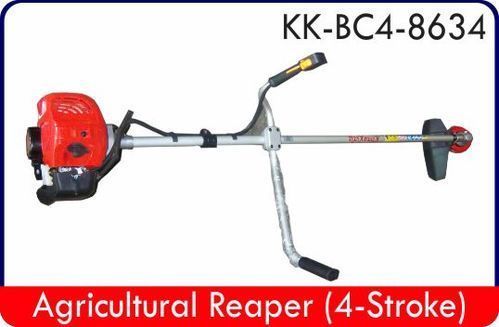 Red & Silver Kisankraft Agricultural Reaper Machine - Kk-Bc4-8634