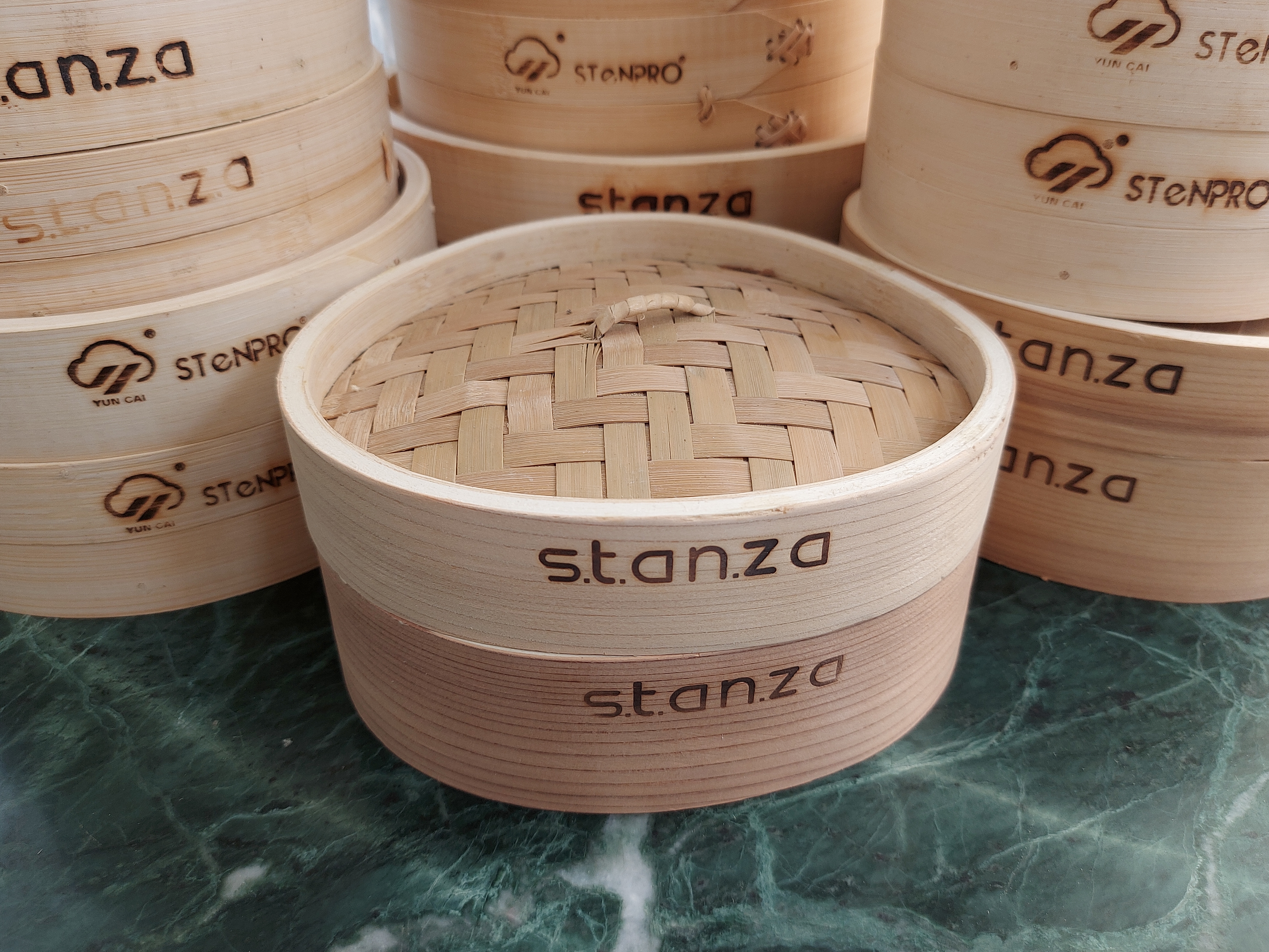 Dim Sum Basket Bamboo Brand Stanza - 3 To 21 Dia. - 242.00 To 4732.00