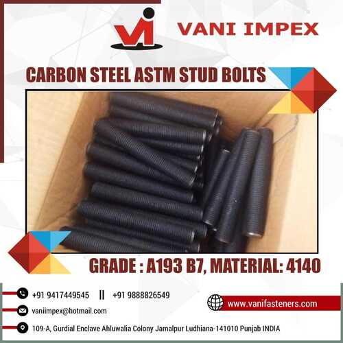 A193 B7 Stud/ Astm Studs/ B7 Studs/ Carbon Steel Stud/ Stud Bolts