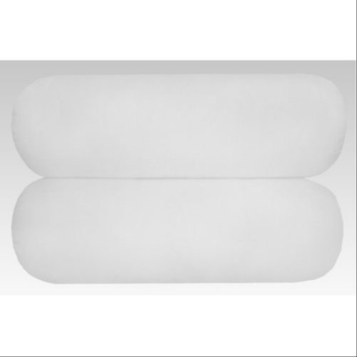 Polyester Fiber Bolsters, Size: 9 X 24 Inches, White