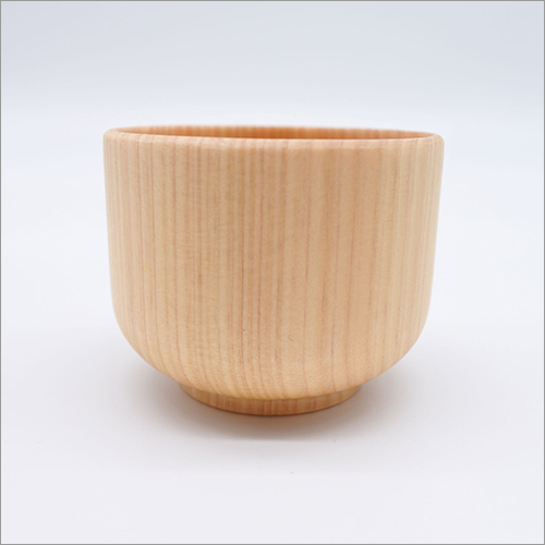 Natural Wooden Handmade Sake Cup Drinkware Made in Japan