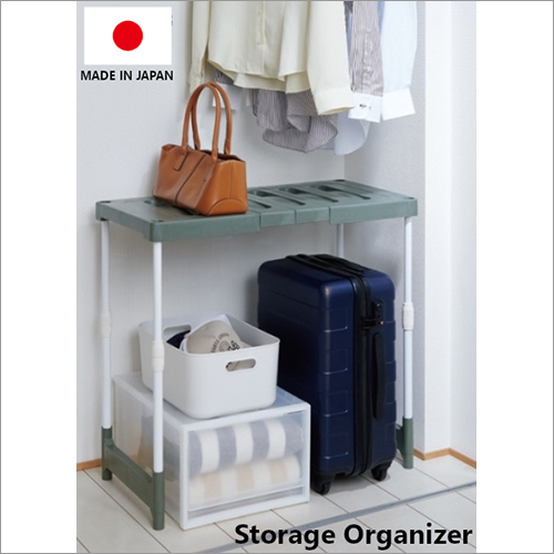 Functional Extensible Closet Storage Organization Organizer High Type (2 PCS Set) Made in Japan