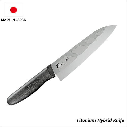 Titanium Hybrid Santoku Kitchen Knife 180mm Kitchenware Cookware