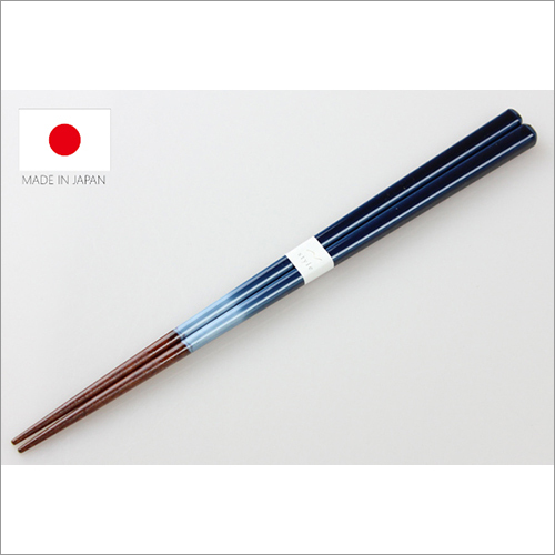 Non Sip Chopsticks 23cm Beautiful Gradient Design Natural Wood Made in Japan