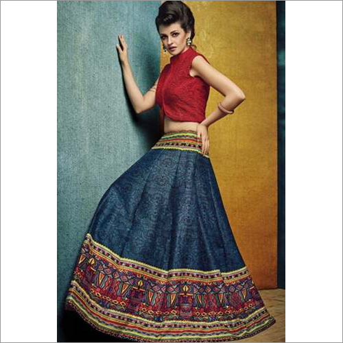 Crop Top With Lehenga By ROYAL EXPORT