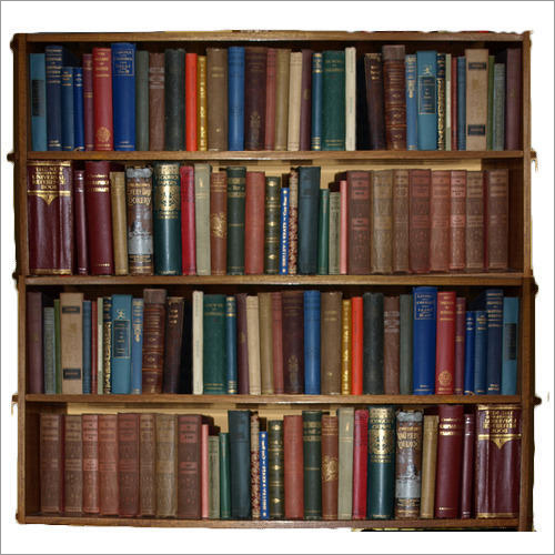 Wooden Library Bookshelf