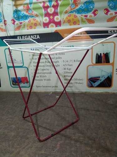 MS Powder Coated Cloth Drying Stand