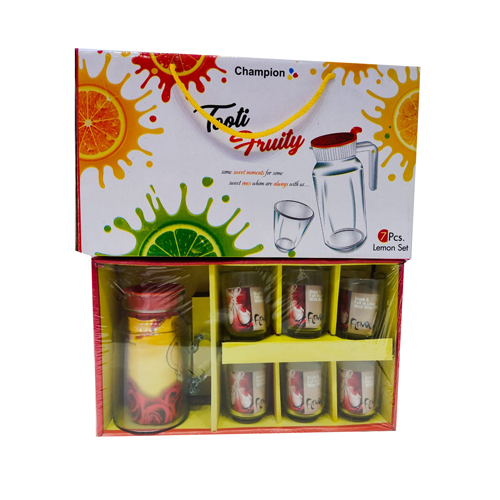 7Pcs Lemon Juice Glass Set